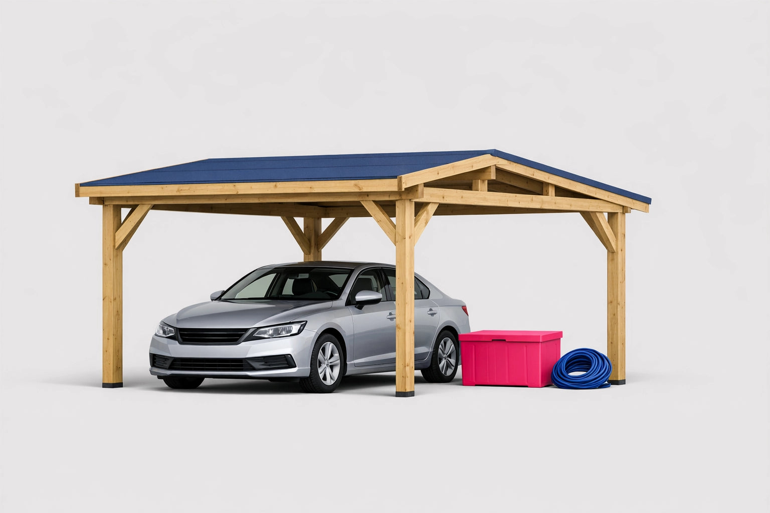 Carport in legno
