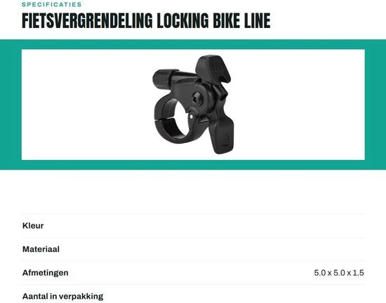Fermo Slot per Bicicletta - Braccio Flessibile - Materiali di Alta Qualità - Compatibile con Axon/Epicron/Raidon - Progettazione Sostenibile - Fermo Bicicletta
