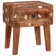 Tavolino Marrone 40 x 32 x 46 cm Legno Recuperato Massello 4104556