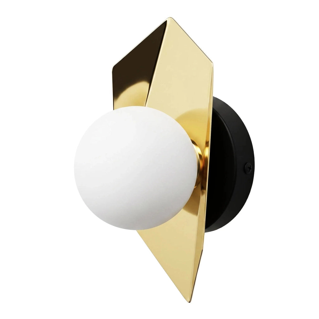 Lampada Da Parete App1411-w Black Gold
