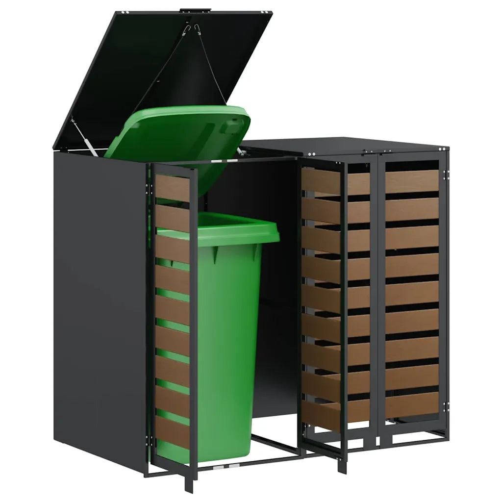 Contenitore per Rifiuti per 3 Bidoni 340 x 77.5 x 115.5 cm 3394768