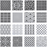 Stencilli Geometrici 16 Pezzi - Sfondi per Pittura