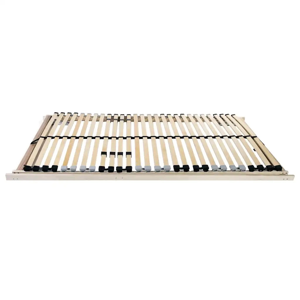 Base a doghe Marrone 80 x 190 cm Legno massello di faggio 42015245