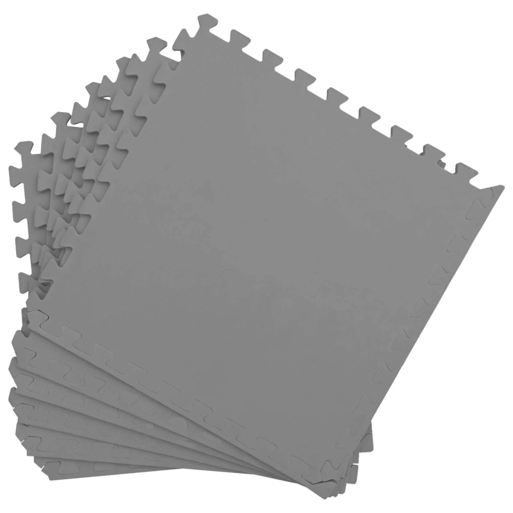 Tappeti 24 pcs Grigio 8,64 m² Schiuma EVA 42040736