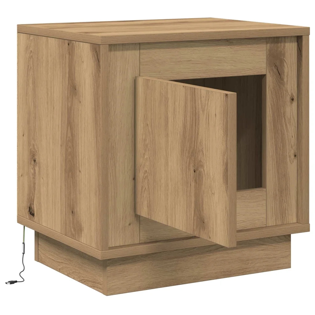Armadio da Notte 2 pcs Rovere artigianale 44 x 34,5 x 45 cm 869577