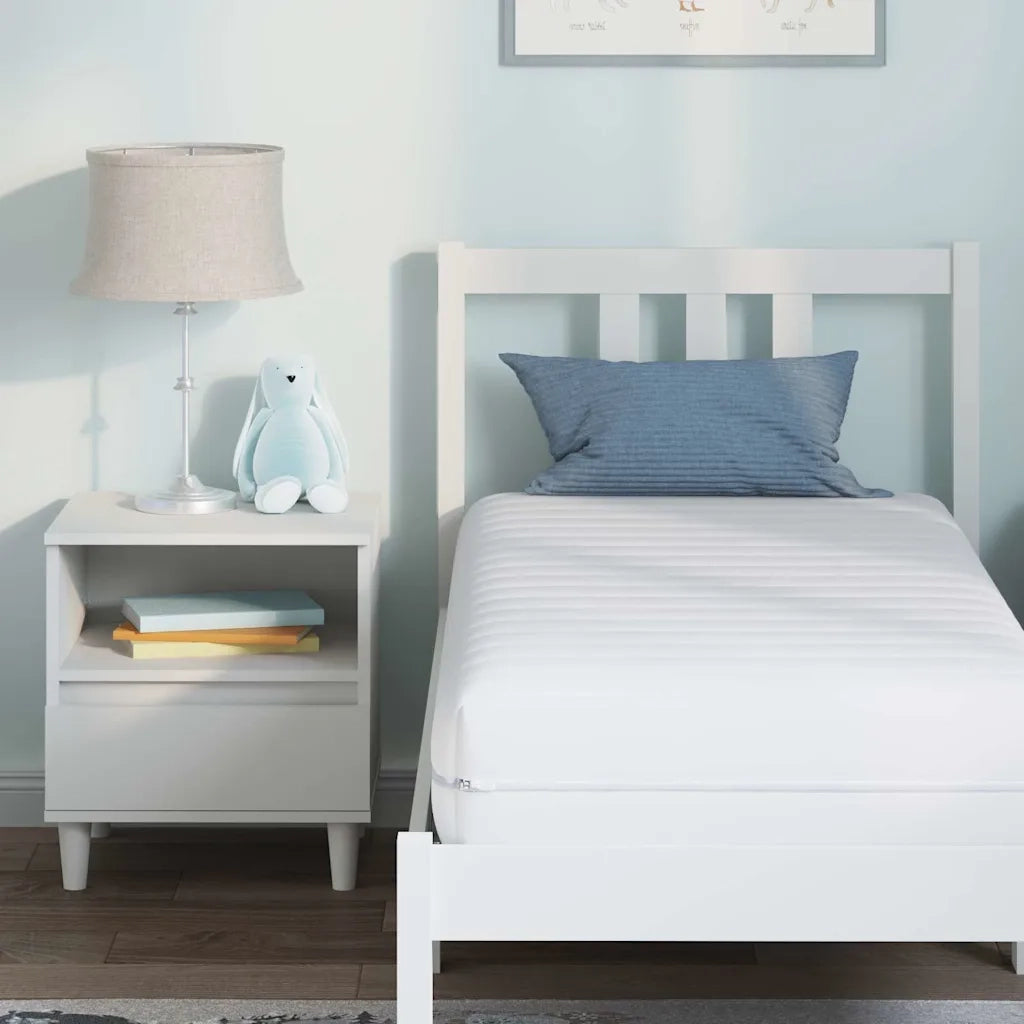 Materasso-Materasso per letto Bianco 60 x 120 cm Molle Insacchettate