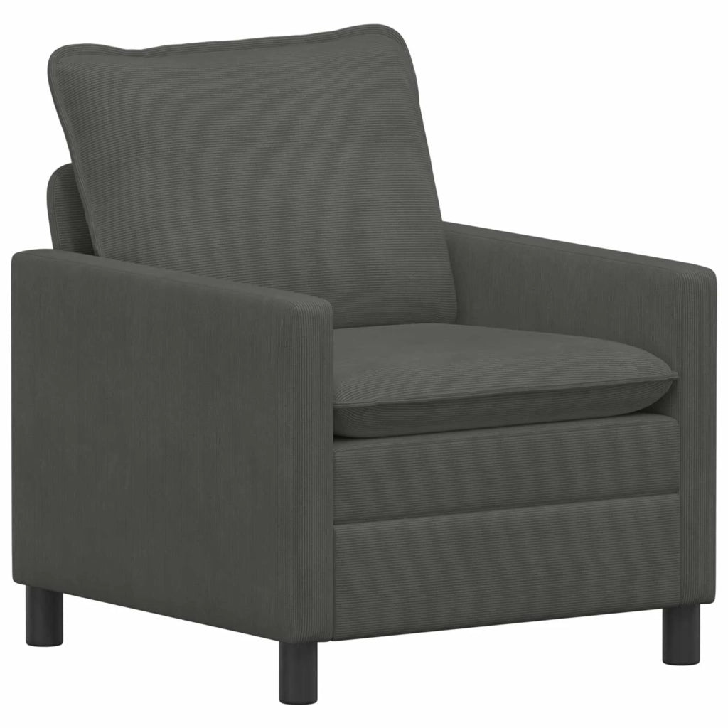 Divano Grigio Scuro 76 x 81 x 87,5 cm Tessuto 42028772