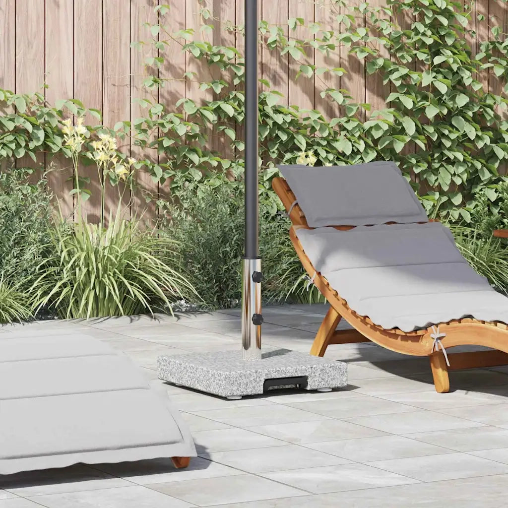 Base per ombrellone-Supporto per ombrellone Grigio 41 x 41 x 37 cm Granito