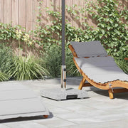Base per ombrellone-Supporto per ombrellone Grigio 41 x 41 x 37 cm Granito