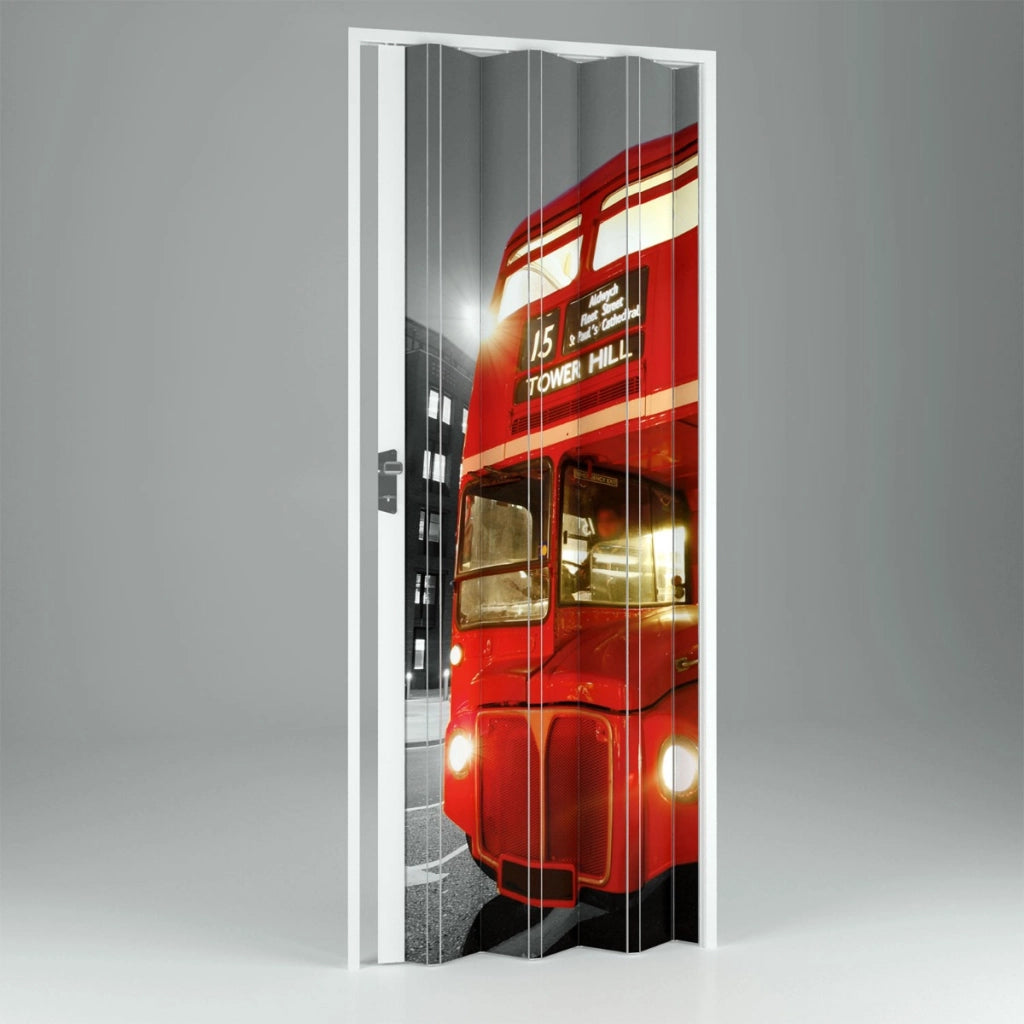 Porta a Soffietto da Interno in PVC Drink 102x214 cm mod. Vera
