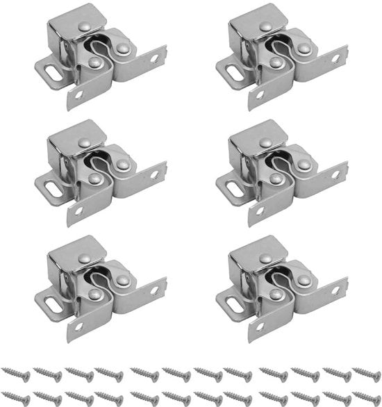 Stopper per porte in metallo corrosione resistente - 6 pezzi