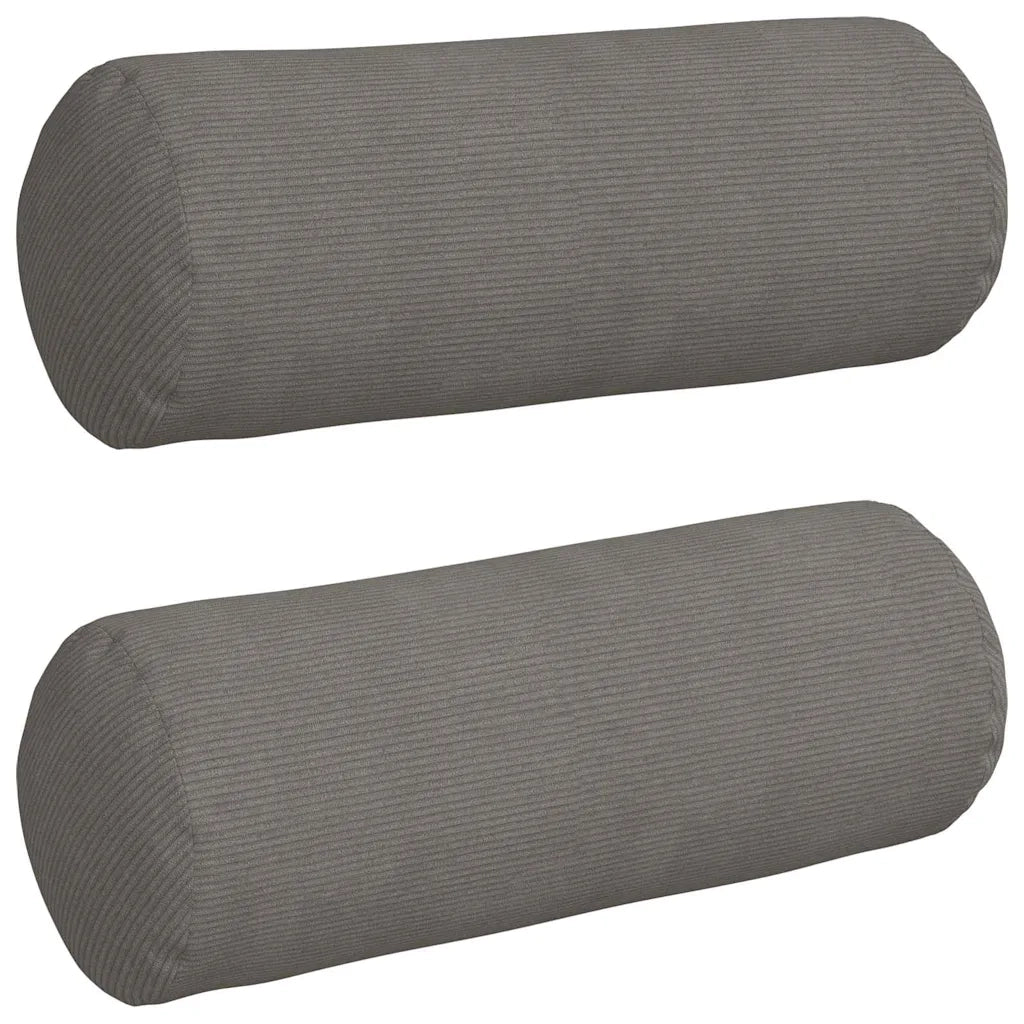 Cuscini a rullo 2 pcs Grigio chiaro Ø 25 x 70 cm 42014346