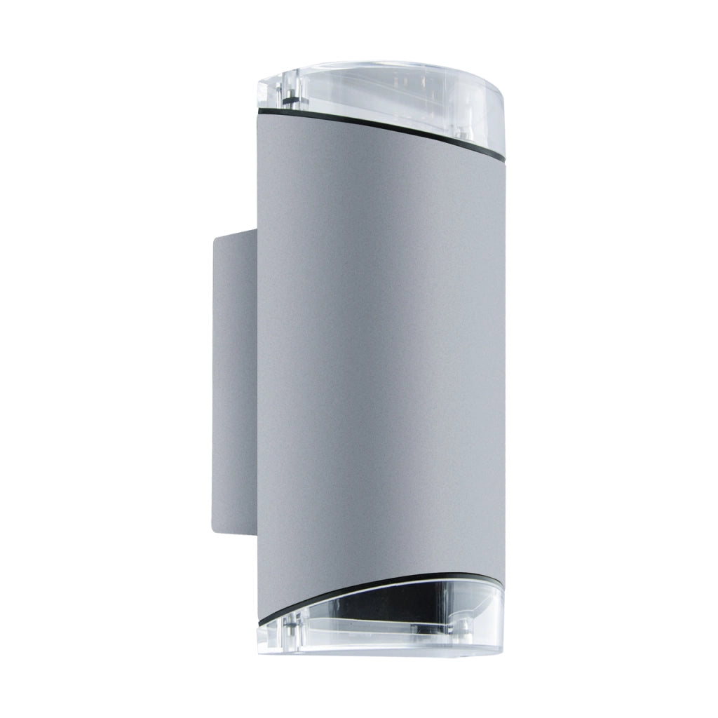 Applique esterna grigia tubo su/giù 2xGU10 IP54 Struhm