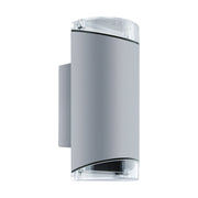 Applique esterna grigia tubo su/giù 2xGU10 IP54 Struhm