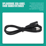 Cavo USB ricaricabile per aspirapolvere, PVC resistente
