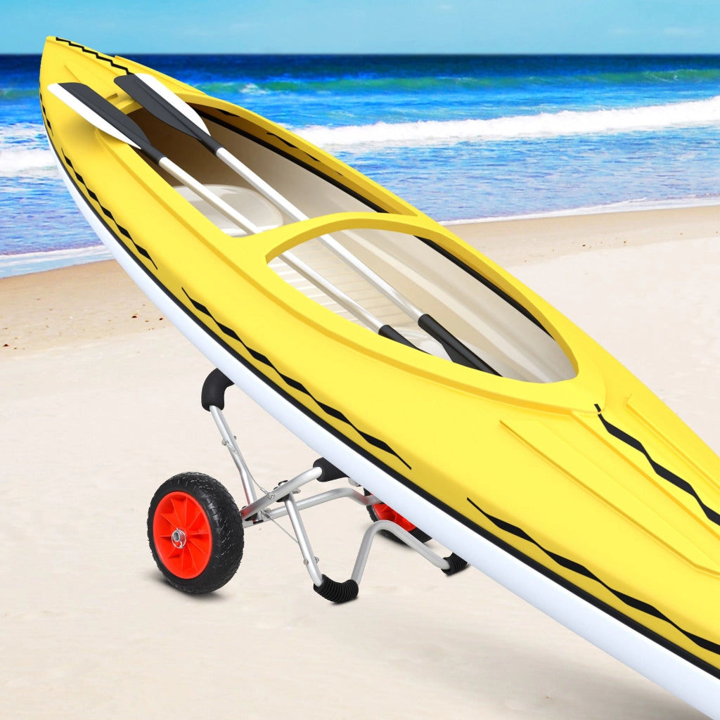 Carrello per Barche Faltabile ¨C Minimal ¨C Argento 75x43x46 cm