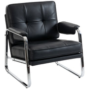 Poltrona Relax Reclinabile in Similpelle ¨C Minimal ¨C Nero