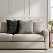 Federa 2 pz HEERLEN Grigio Scuro 40 x 40 cm Tessuto Chenille 908500