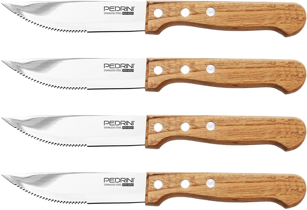 PEDRINI COLTELLO STEAK HOUSE IN SET DA 4 PEZZI