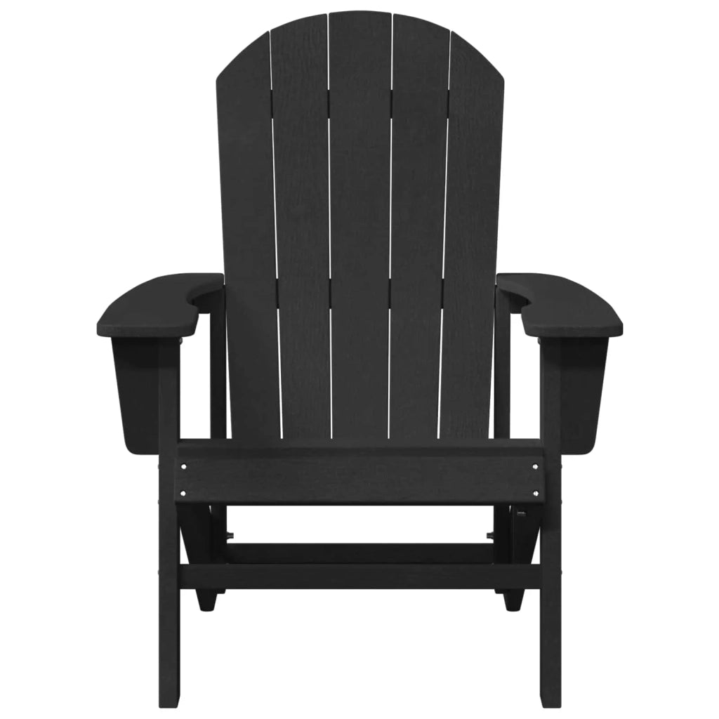 Sedia Adirondack Nero 82 x 74 x 92 cm HDPE 42006623