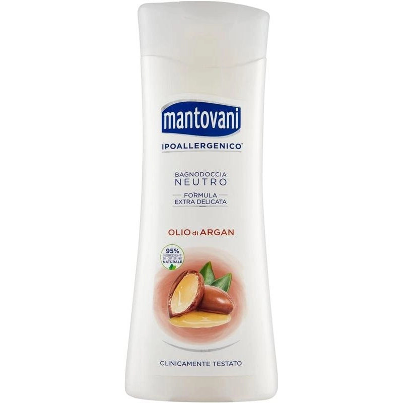 MANTOVANI BAGNODOCCIA NEUTRO FORMULA EXTRADELICATA 400 ML OLIO ARGAN