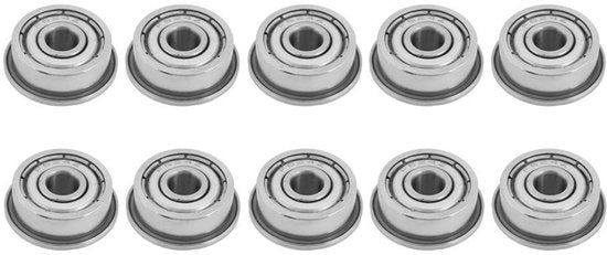 Lageri universali 10 pezzi - F624ZZ - Dimensioni 4 * 13 * 5mm - Qualità professionale - Per progetti di hobby - Materiali di alta qualità - Lageri miniatura