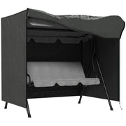 Cuscino per Dondolo da Giardino ¨C zephmum ¨C Grigio 177x114x152 cm