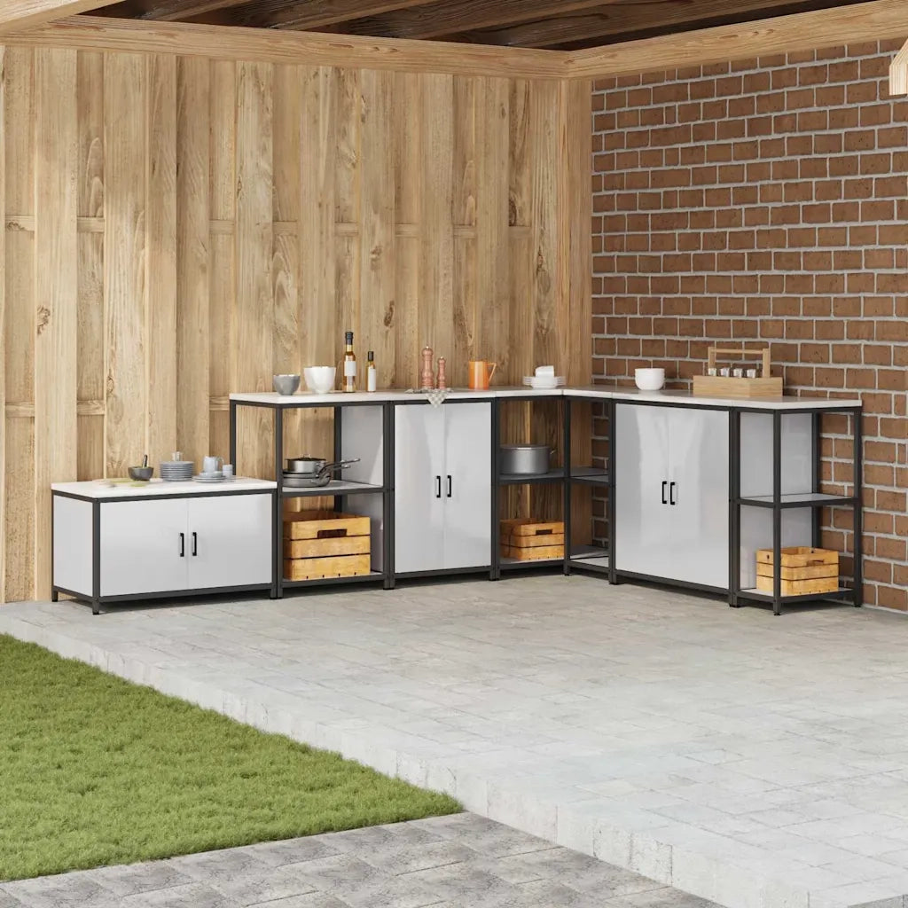 Stoccaggio in cucina con porta Argento 60 x 50 x 92 cm Acciaio
