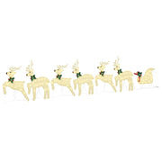 Renne LED 7 pz Oro Tessuto CFW9456784