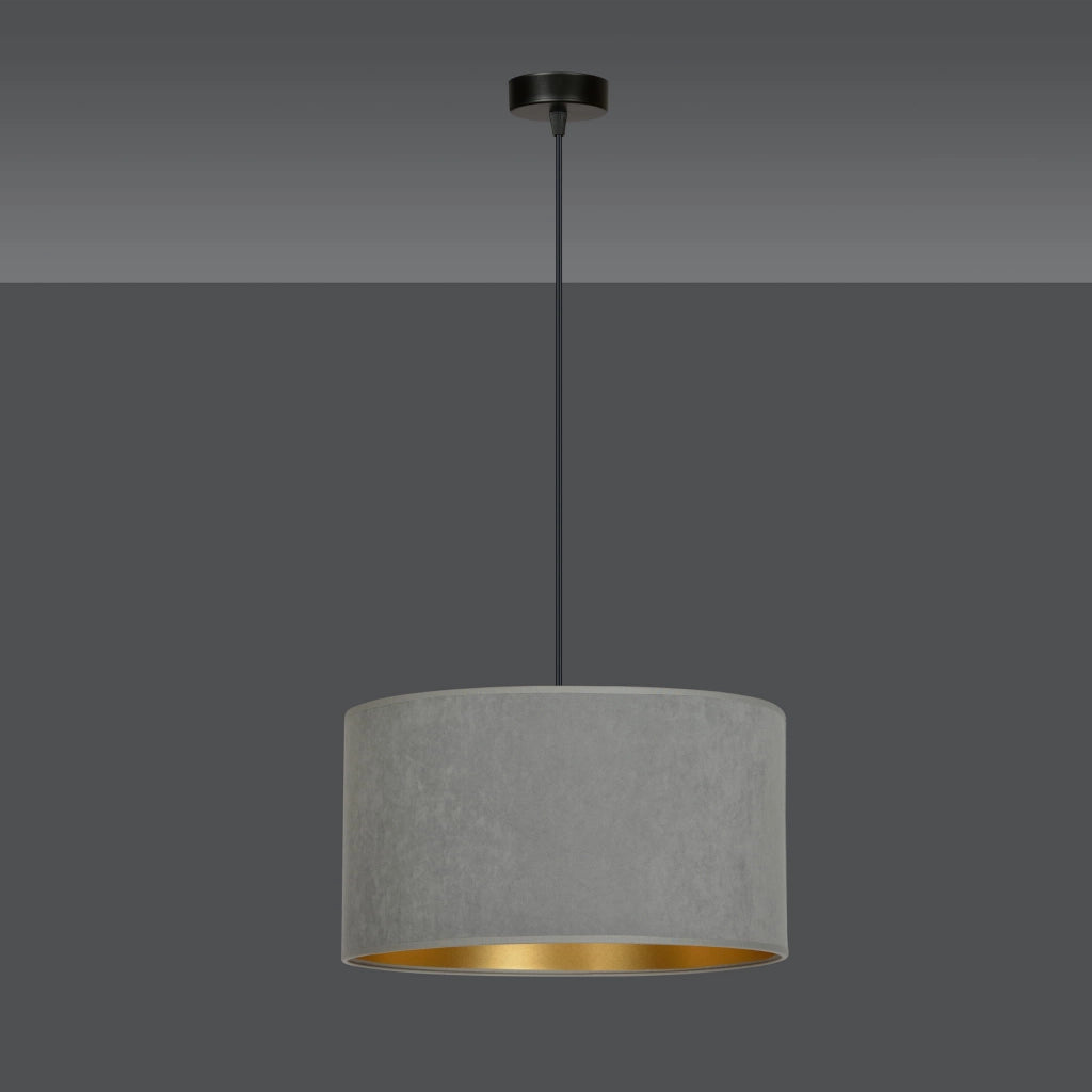 Lampada sospensione Emibig Hilde grigia Ø35 E27 dimmer
