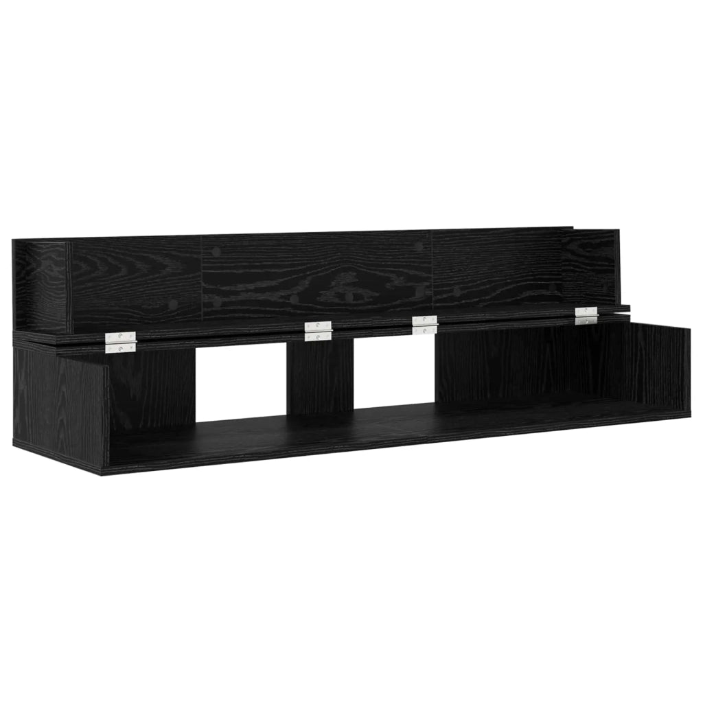 Scrivania studio Rovere Nero 110 x 40 x 19,5 cm 8006685