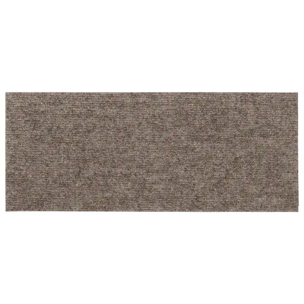 Tappetini per scale autoadesivi 30 pz 60x25 cm beige rettangolari 3365712