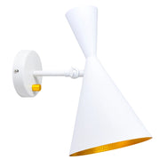 Applique bianca oro E27 orientabile Modern 308009 Polux