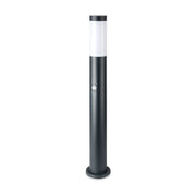 Lampada di bollard E27 80 cm con sensore PIR in acciaio inossidabile IP44