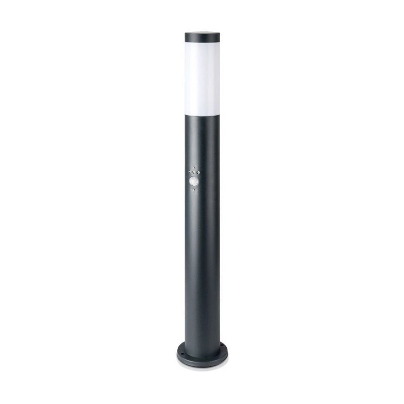 Lampada di bollard E27 80 cm con sensore PIR in acciaio inossidabile IP44