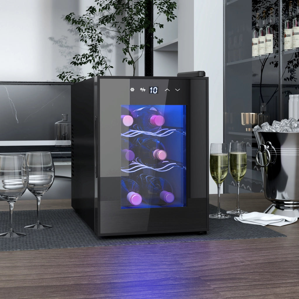 Cantinetta Vinos 6 Bottiglie 17L ¨C Minimal ¨C Nero