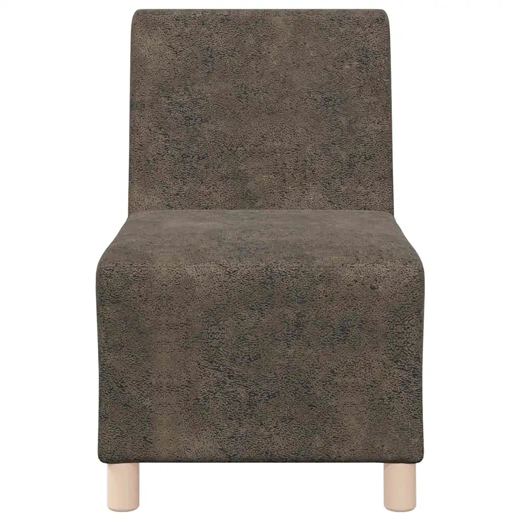 Unità di Divano Modulare Senza Braccioli 2 pcs Grigio scuro 3399790