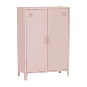 Cassettiera/armadio industriale metallo 2 ante, rosa