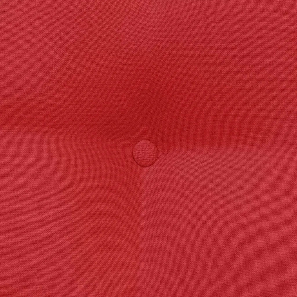 Cuscino per Schiena Rosso 80 x 24 x 50 cm Tessuto 42014424