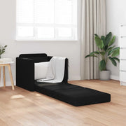 Divano letto-Sofa Letto-Daybed Nero 74 x 77 x 81 cm Tessuto
