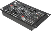 Mixer 4 Canali con USB e Ingressi Variabili - Nero
