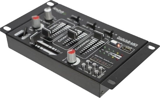 Mixer 4 Canali con USB e Ingressi Variabili - Nero