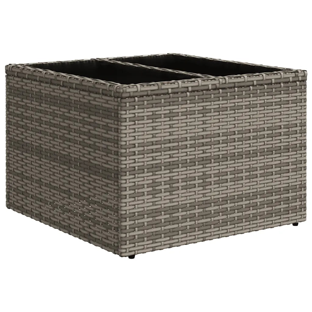Set Divano da Giardino 6 pz con Cuscini Grigio in Polyrattan 3325376