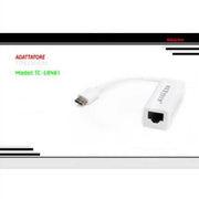 Trade Shop - Adattatore Type-c A Rj45 Lan Ethernet Cavo Rete Per Pc Laptop Maxtech Tc-lan01 -