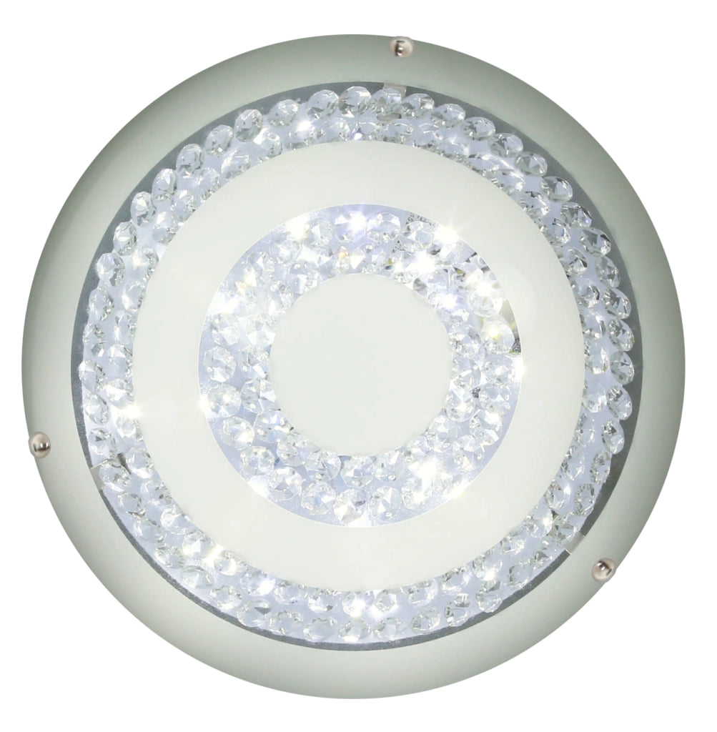 Plafoniera LED Candellux Monza bianca 40cm 16W 3000K