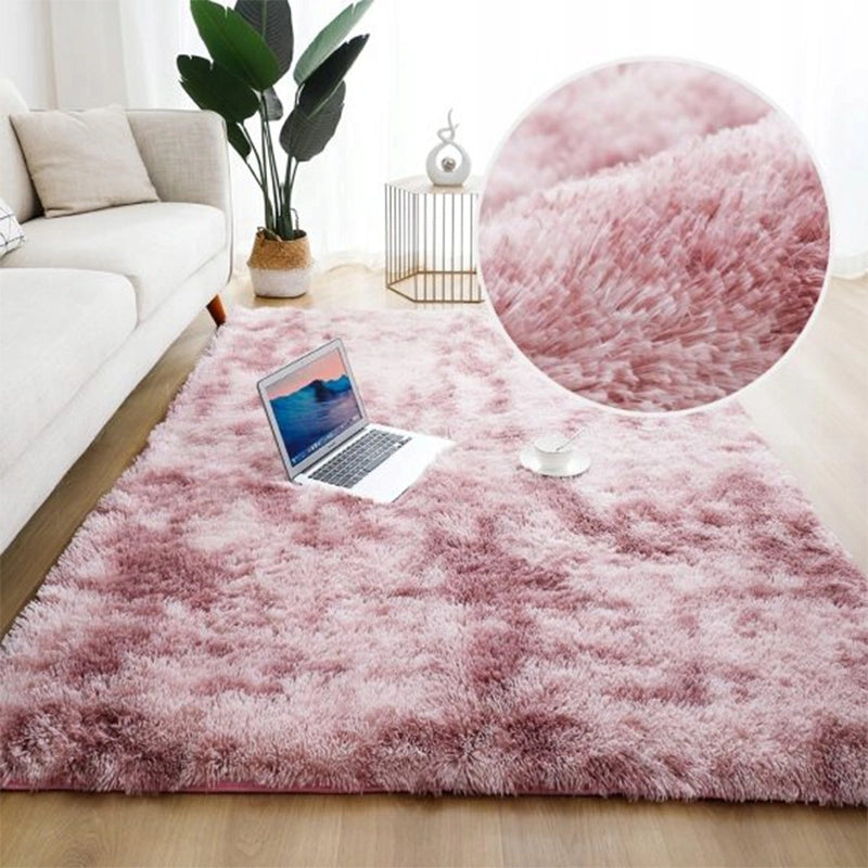 Tappeto rosa morbido e soffice shaggy 120x170 cm
