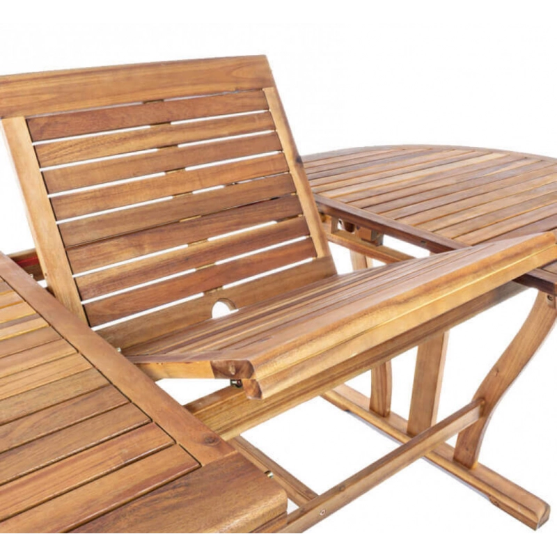TAVOLO OVALE 180/240 X 100 DOUBLE