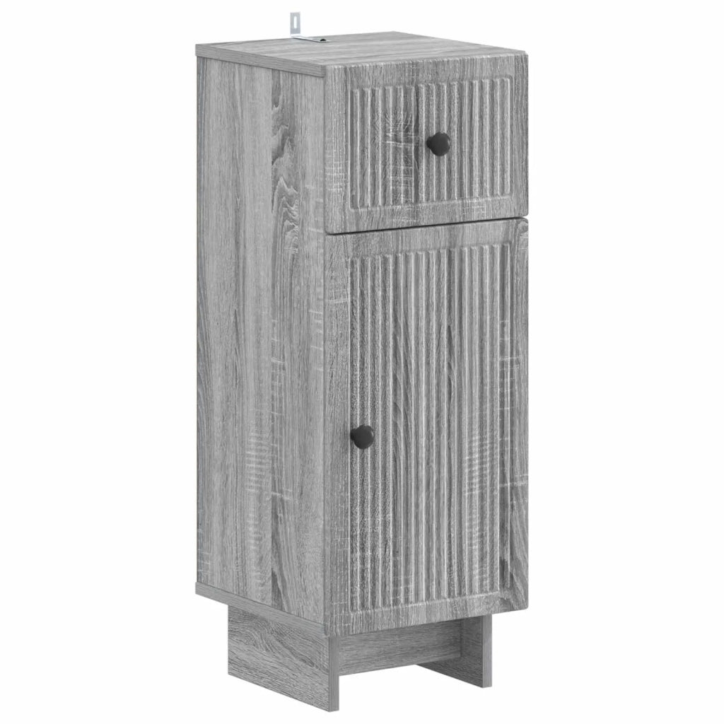 Set di armadietti da bagno in 3 pezzi EDE Sonoma grigio 3417744