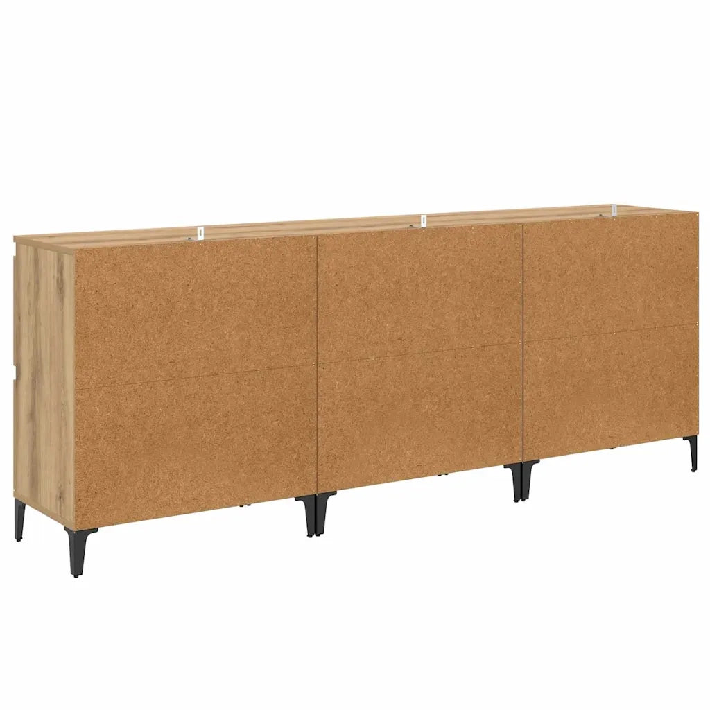 Credenza | Sideboards 3 pcs Rovere artigianale 60 x 35 x 70 cm