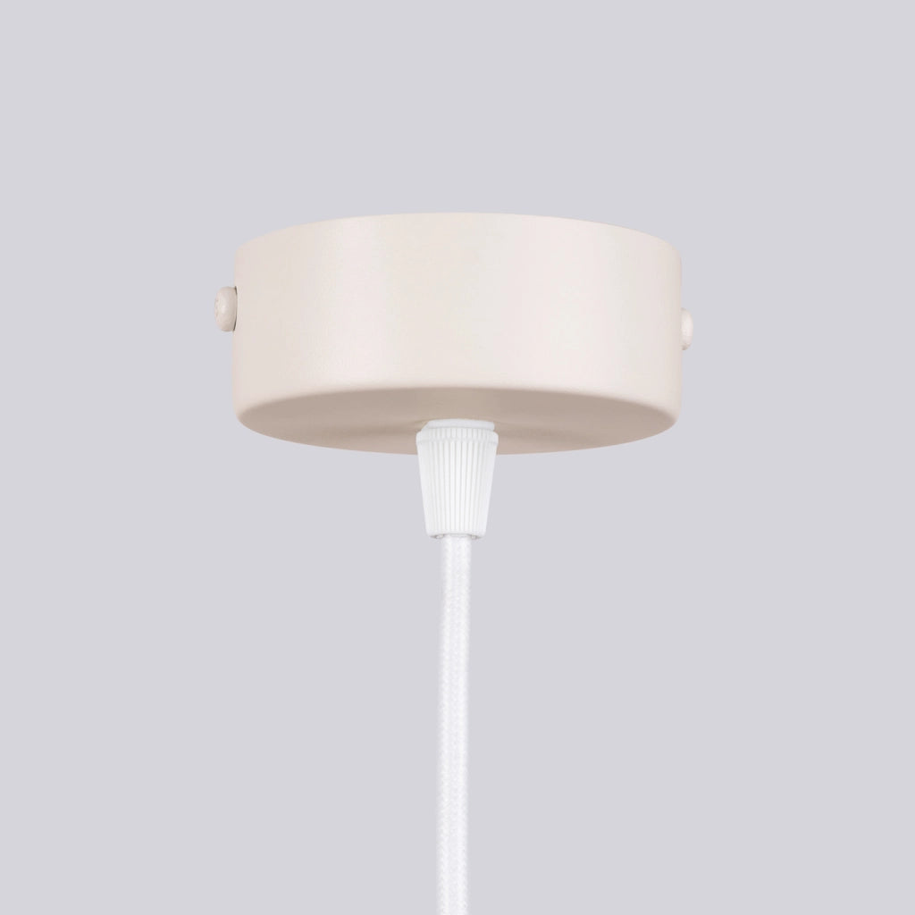 Lampadario HALO beige con sfere bianche 6xG9 Sollux